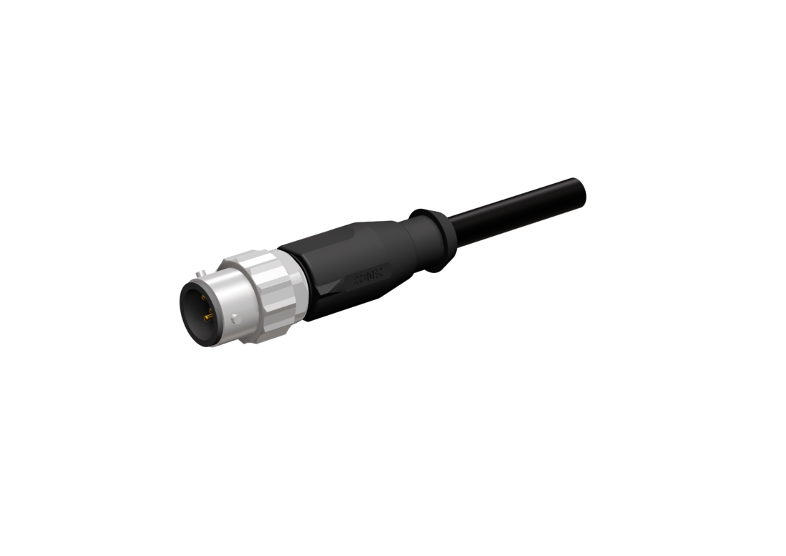 Circular connectors with bayonet quick locking system